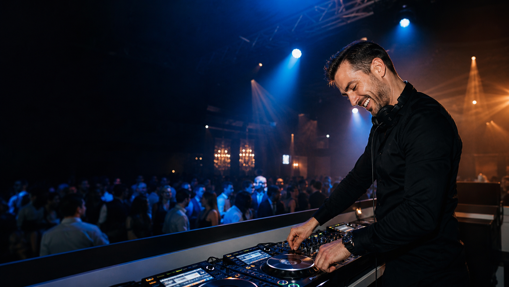 DJ van Granneman Entertainment tijdens een sfeervol feest